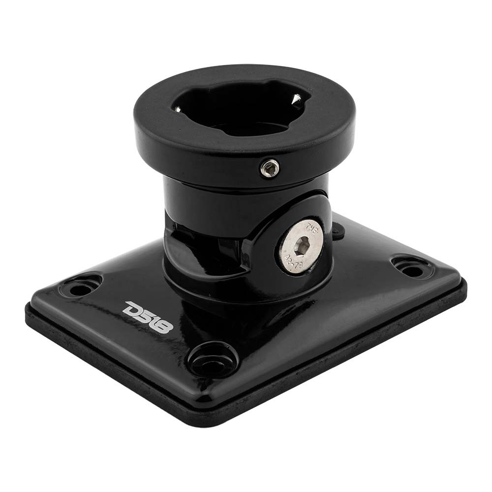 DS18 HYDRO Universal Flat Swivel Mount Black FLMBPSBKV2